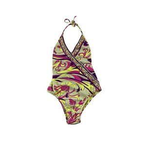 Adriana Degreas Multi Color One Piece SwimSuit - Medium
